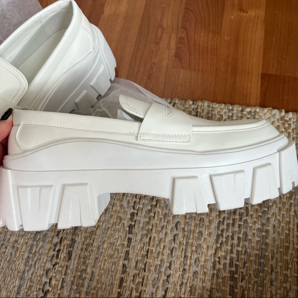 ASOS Chunky White Loafer